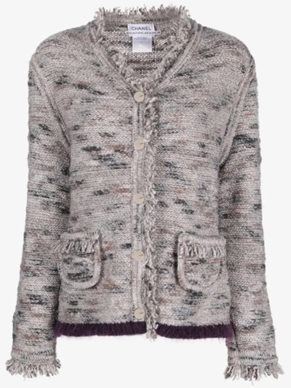 Chanel Wool Blend Cardigan -Size 40